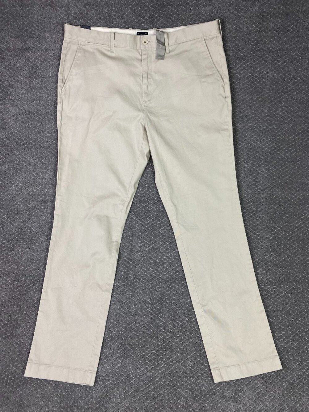 J. CREW 770 Straight Stretch Chino Pants Mens 36x32 Fits 38x32 Beige NEW E1590